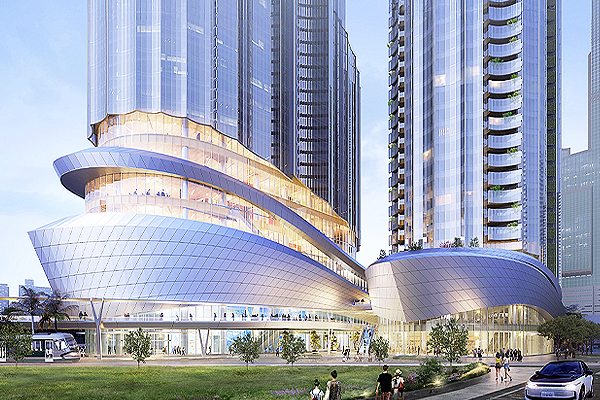 Internation Luxury Awards Winner - Joint Development Project at Y15 Station by Mass Rapid Transit Bureau, Kaohsiung City Government, Hon Hai Precision Industry, JJP Architects & Planners